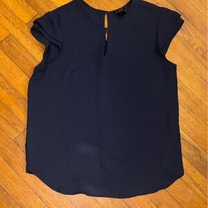 Ann Taylor Midnight Blue Blouse